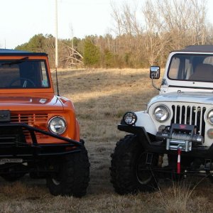Bronco and Jeep