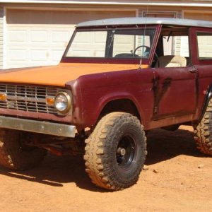 1966 Bronco with 36" swampers