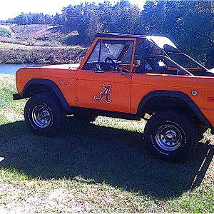 Joe's Orange 1975 Bronco