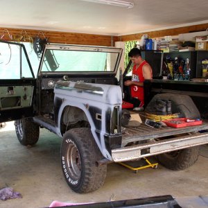 Disassembly of 71 Bronco