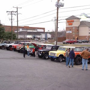 Mid-Atlantic Early Bronco mtg. at Hooters on 1-17-04