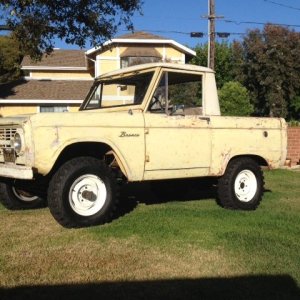 1967 stock half cab new wheels