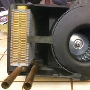 heater box rebuild with f250 mod