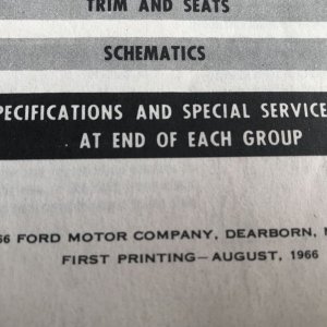 1967 Ford Shop Manual