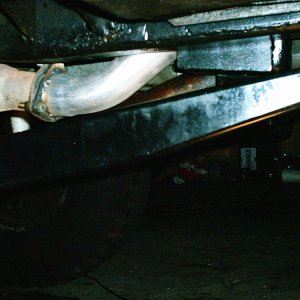 Extended arm and exhaust