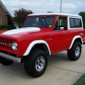 1976 Red Bronco