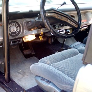 Driver's side interior