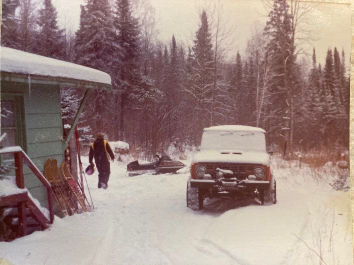 Bronco at Pike Lake cabin.jpg