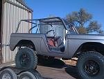 bronco with roll cage welded up.jpg