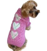 Dog Clothes AP861F Puppy Knit Sweater Pink Argyle Heart.jpg