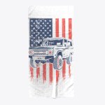 Bronco_American_Flag_4X4_Beach_Towel.jpg