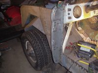 Driver Hinge Post Welded.JPG