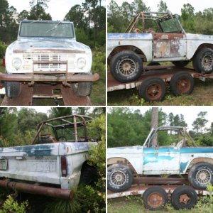 68 Bronco parts truck