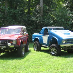 Red '74 model, Blue 66 model