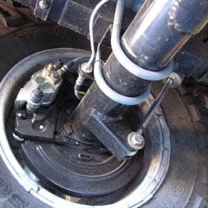 Rear Shock Mount with Explorer Disc's