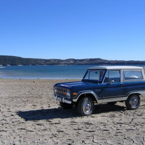 '77 Bronco at Lake Travis Texas