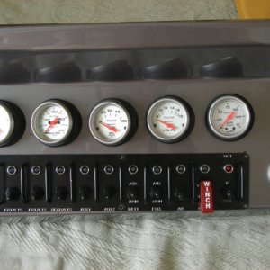 67 gauges and switch panel