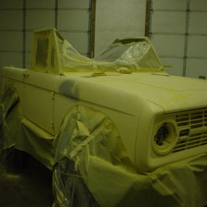 getting ready for paint