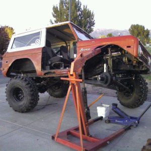 73 bronco on fullwidth 78 bronco axle's