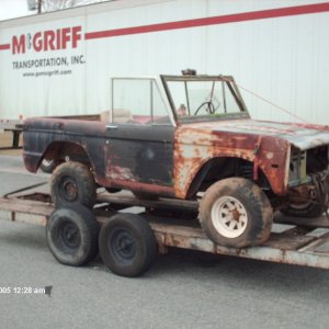 my 69 bronco project