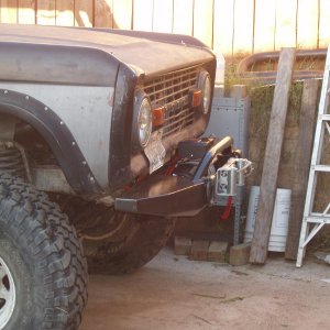 Custom Plate Winch Bumper004