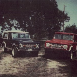 Mom's '76 Ranger and Dad's '71.