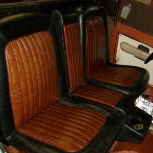 Leather with custom centerseat/console