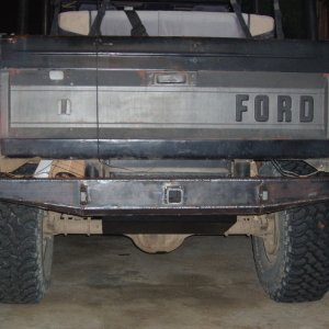 Custom Rear Plate Bumper001