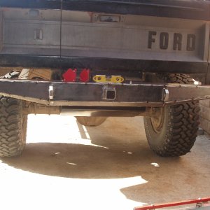 Custom Rear Plate Bumper002