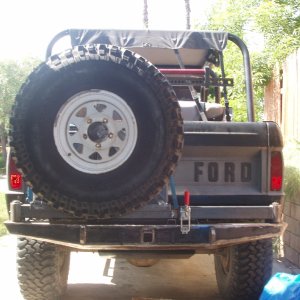 Custom Rear Bumper Tire/Fuel/Hilift Carrier