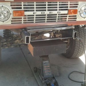 Front winch bumper