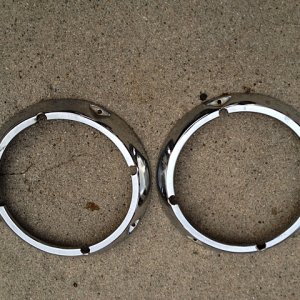 Original headlight rings