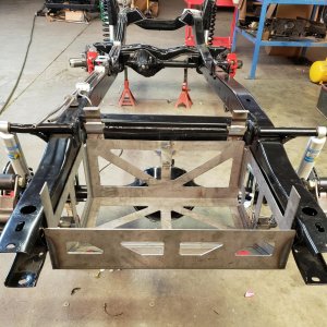 Tank frame mounted-pre paint