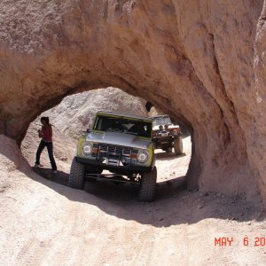 Mud arch at the 40th