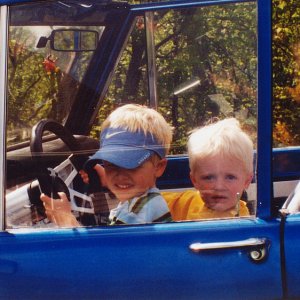 2 young Bronco Lovers