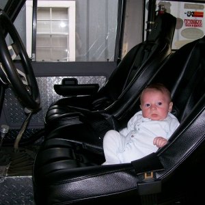 My son in my Bronco