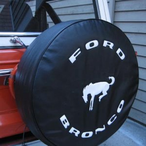 Hand stitched tire cover