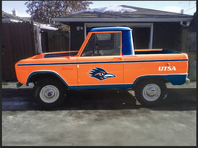 '66 1/2 cab rebuild with UTSA theme