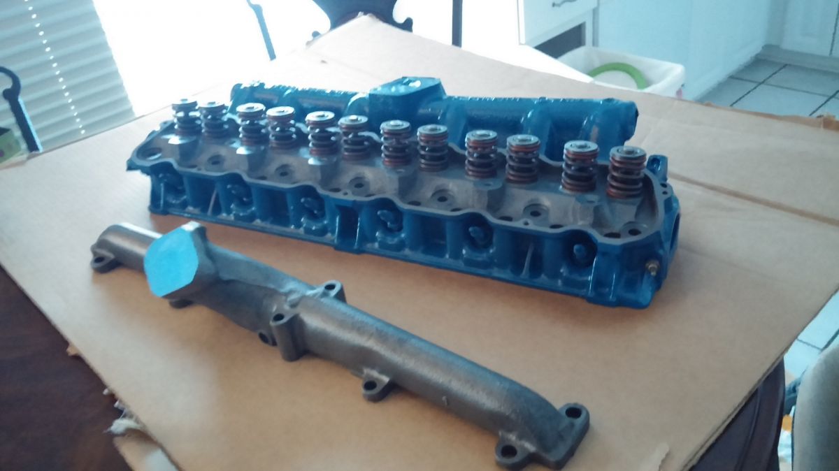 66 cylinder head and manifold