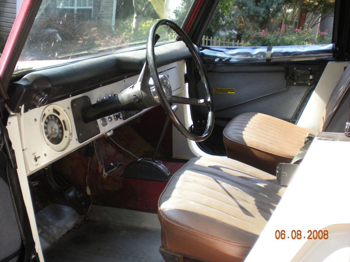 73 Bronco Interior