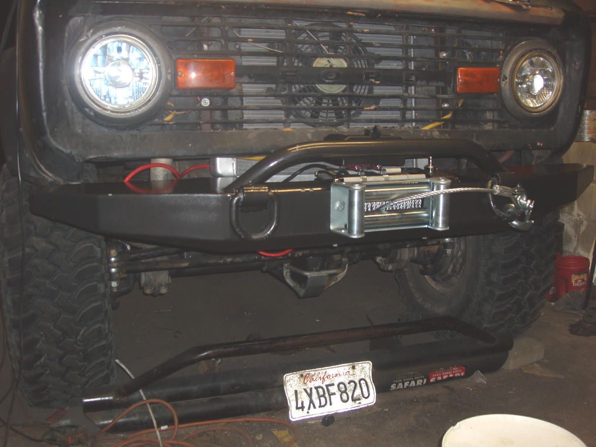 Custom Plate Winch Bumper002