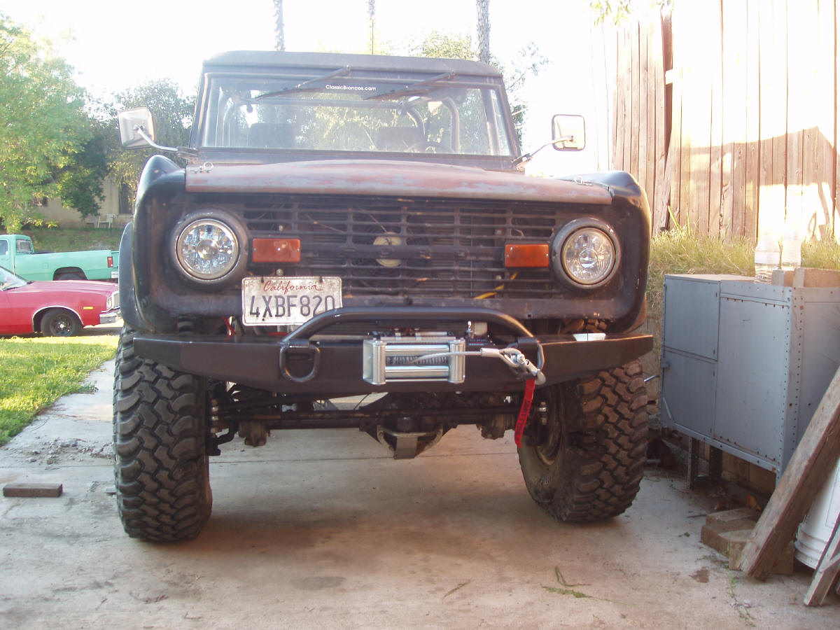 Custom Plate Winch Bumper003