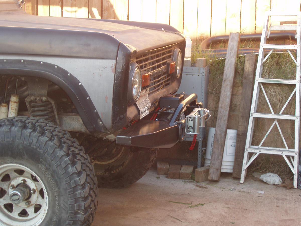 Custom Plate Winch Bumper004