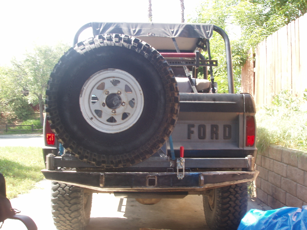 Custom Rear Bumper Tire/Fuel/Hilift Carrier