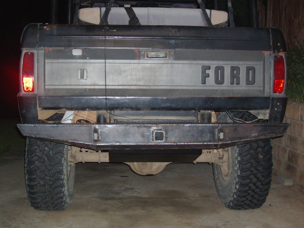 Custom Rear Plate Bumper001