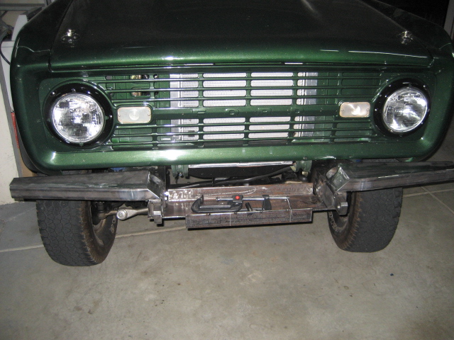 Front bumper in progress