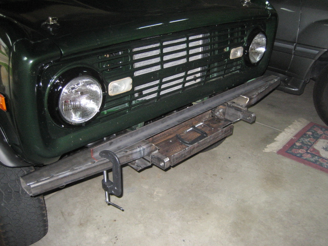 Front bumper in progress