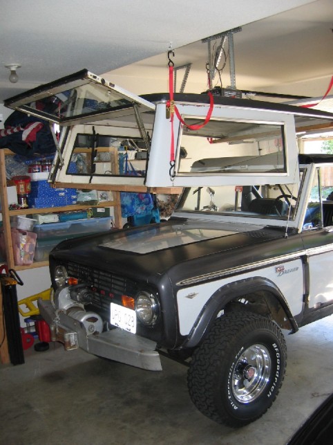 Hardtop storage