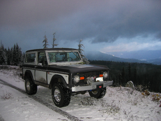 Hunting in the snow