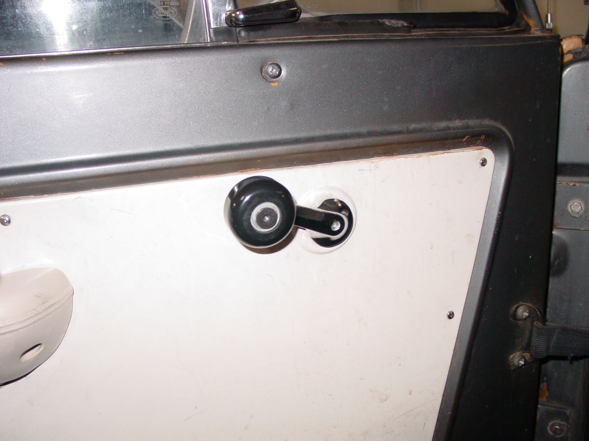 Skateboard wheel as a window crank knob